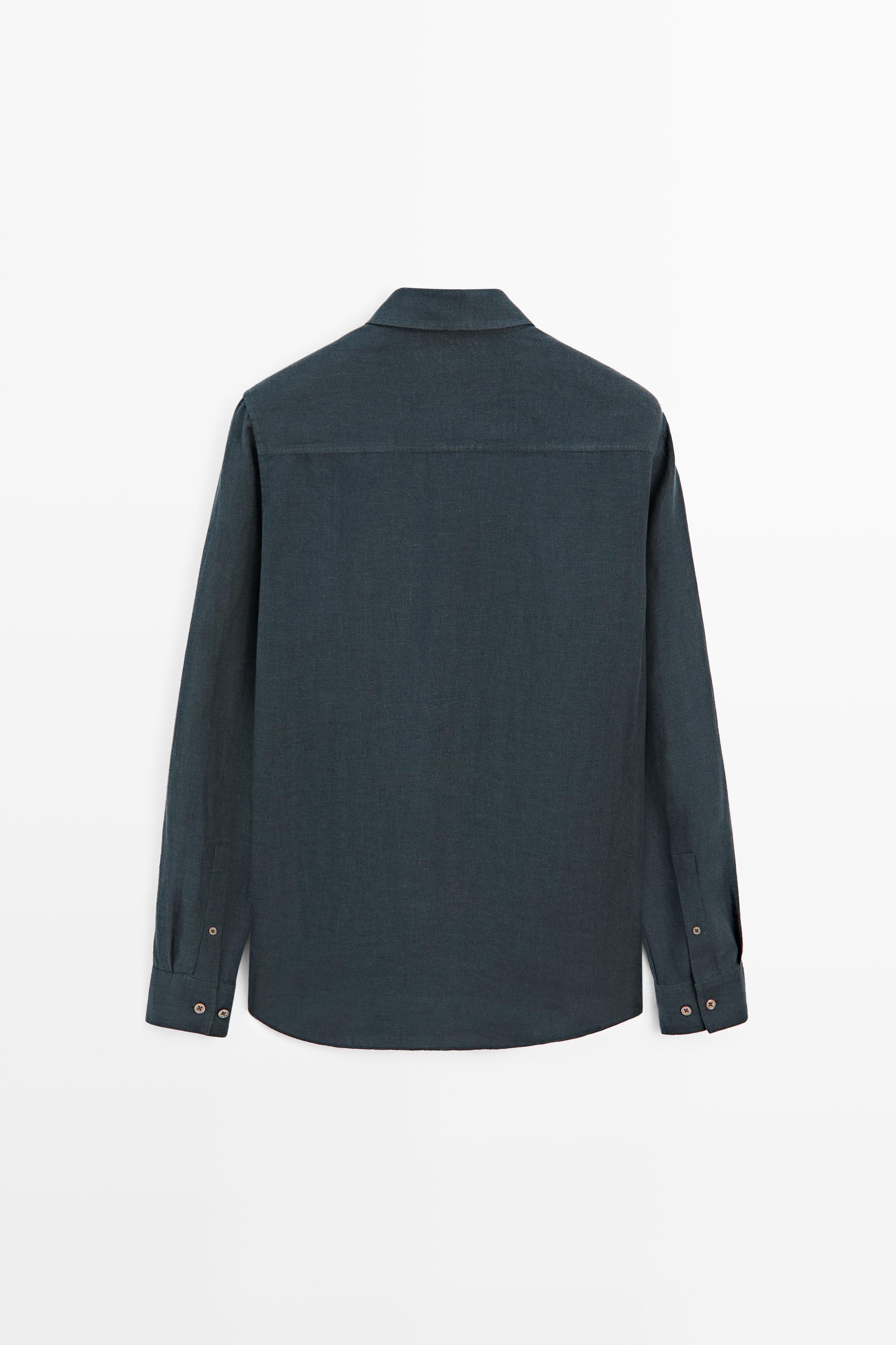 Faded 100% linen shirt